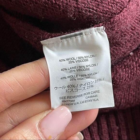 J. Crew Relaxed Wool Turtleneck Sweater - Picture 8 of 9